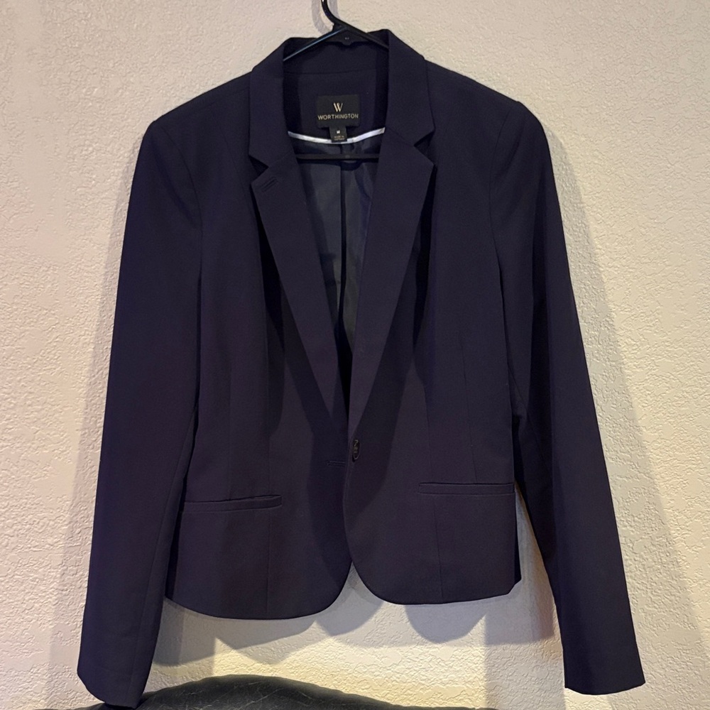 Worthington Dark Blue Women's Blazer